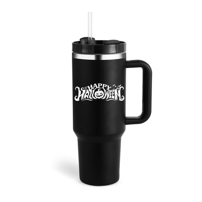 40oz Insulated Tumbler – Lid, Handle, Straw, Perfect Gift