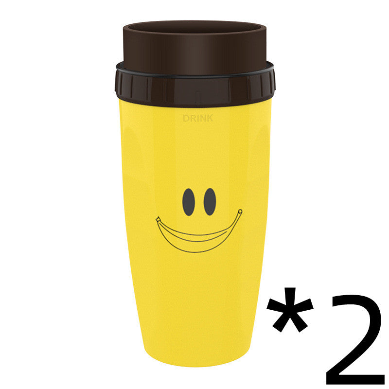 Portable Double-Insulated Tumbler with Straw – Travel Sippy Cup