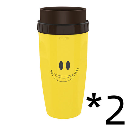 Portable Double-Insulated Tumbler with Straw – Travel Sippy Cup