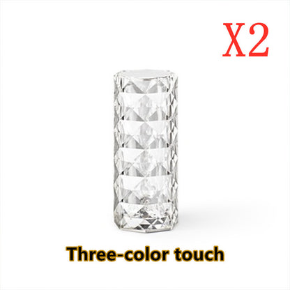 Nordic Crystal Diamond Touch Night Lamp